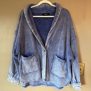 Forever 21 oversized sweatshirt shacket size medium